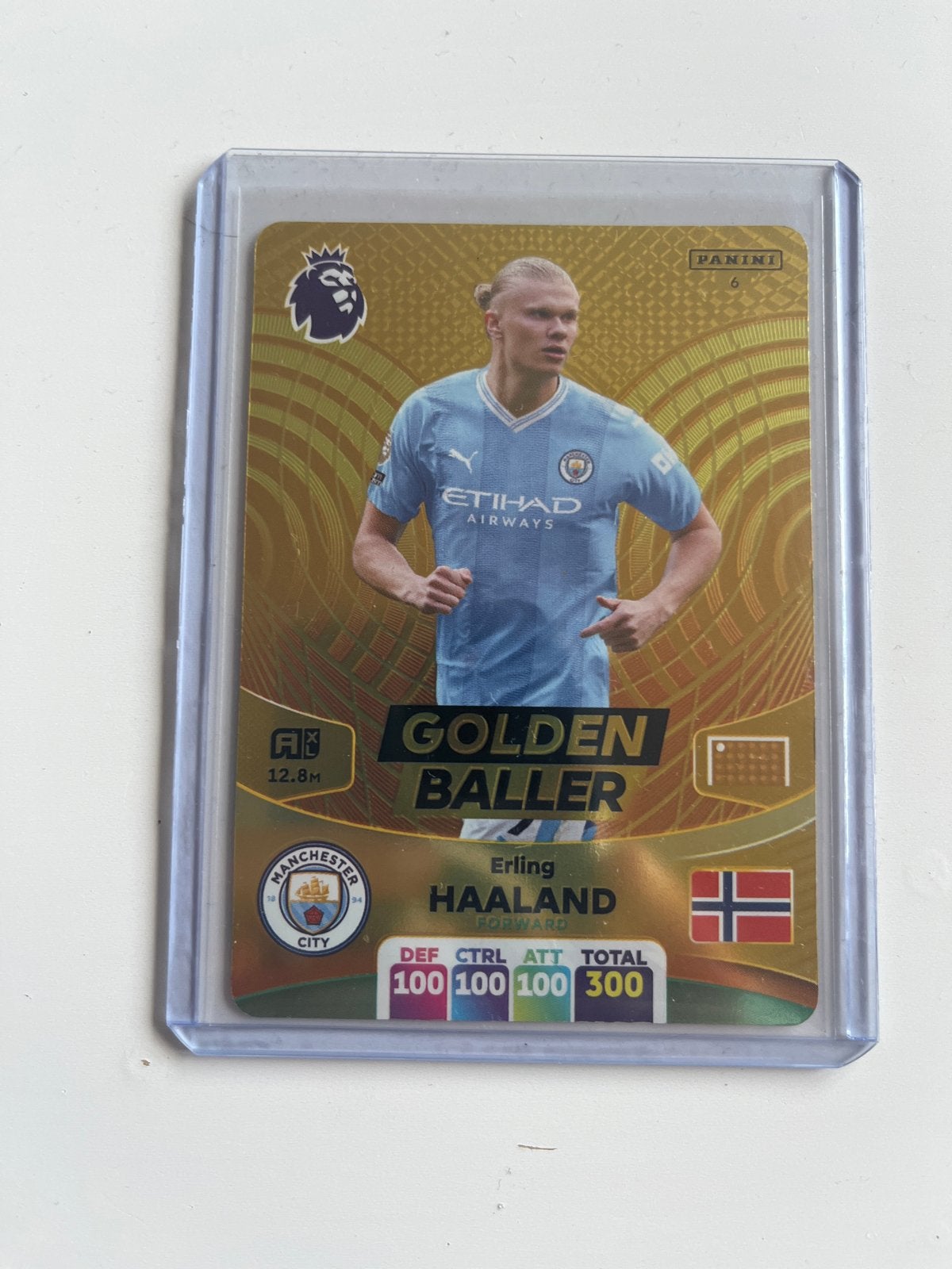 Erling Haaland Golden Baller Kaart - Panini Adrenalyn XL, Ophalen, Zo goed als nieuw, Buitenlandse clubs, Spelerskaart