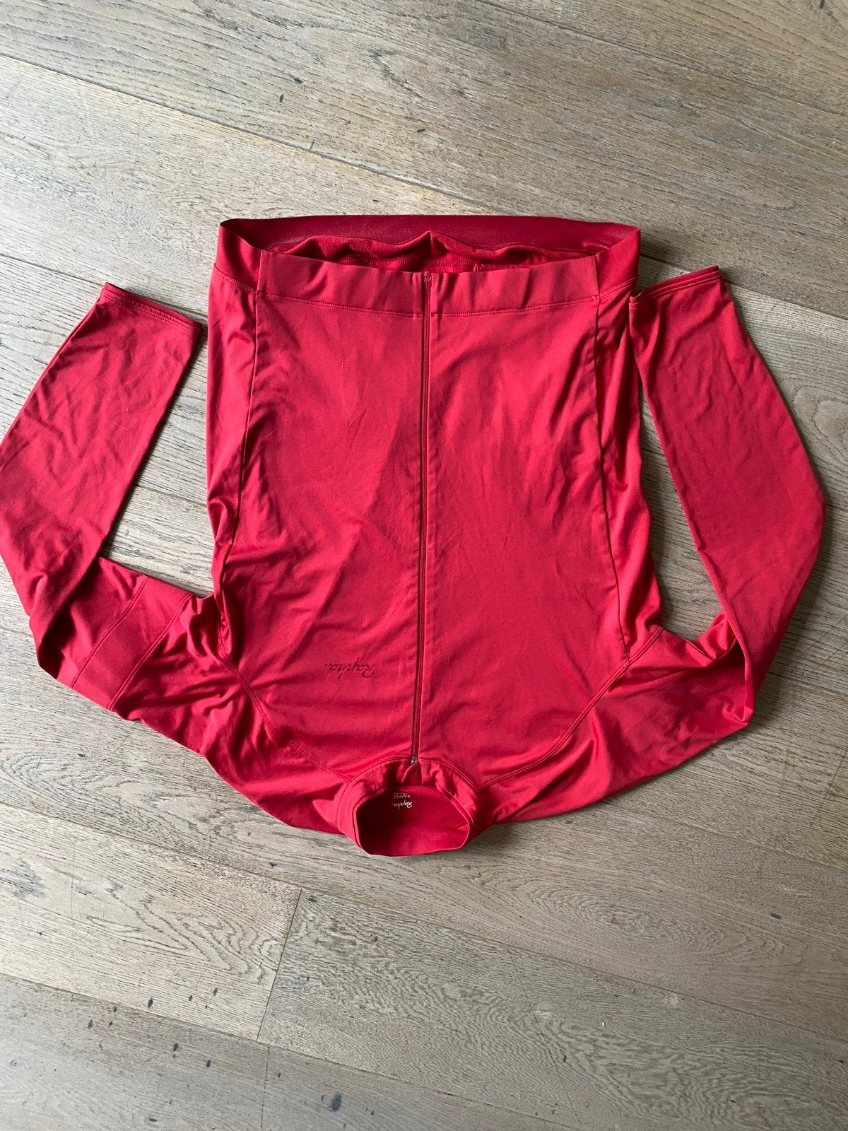 Rapha fiets shirt lange mouwen - Rood (XL), Maat 56/58 (XL), Ophalen of Verzenden, Zo goed als nieuw, Hardlopen of Fietsen