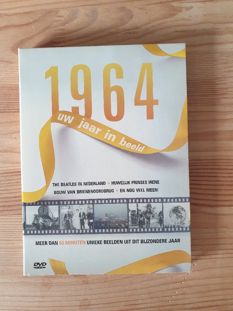 DVD - Uw jaar in beeld 1964, Alle leeftijden, Ophalen of Verzenden, Gebruikt, Politiek of Geschiedenis
