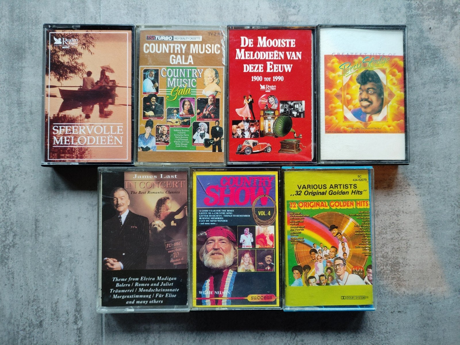 Lot van 9 cassettebandjes, Ophalen of Verzenden, Overige genres, 2 t/m 25 bandjes