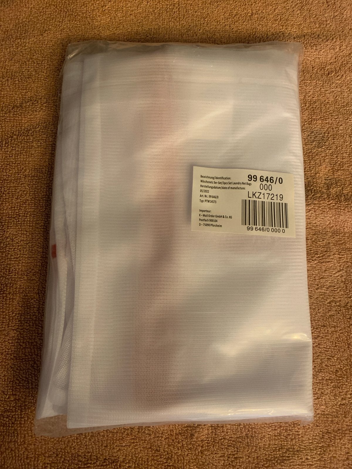 Wasnet Waszak 3-delige set - Beschermt uw kleding, Ophalen of Verzenden, Nieuw