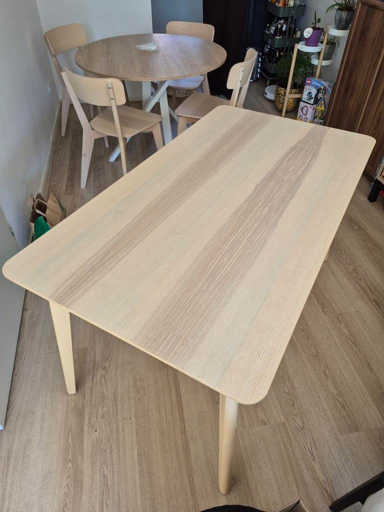 Lisabo Eettafel Ikea, Ophalen, 200 cm of meer, 50 tot 100 cm, Zo goed als nieuw
