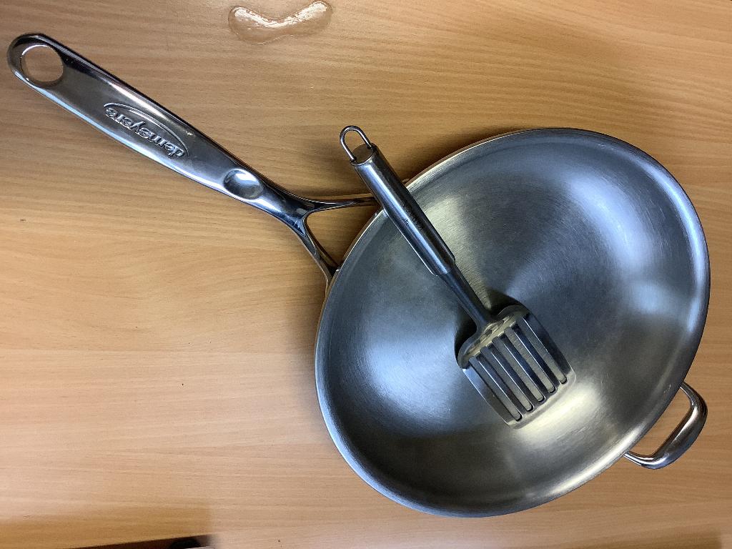 Demeyere Proline 7 Pan 28cm TriplInduc Belgie chef grade, Verzenden, Gebruikt, Rvs