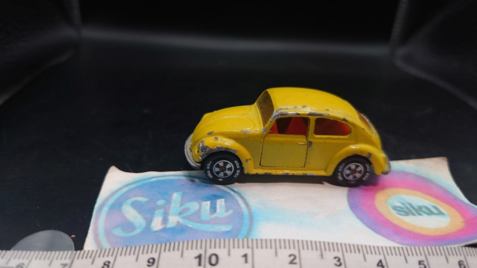 Siku Volkswagen 1300 Kever - Geel Speelgoedauto, Ophalen of Verzenden, Gebruikt, Auto, SIKU