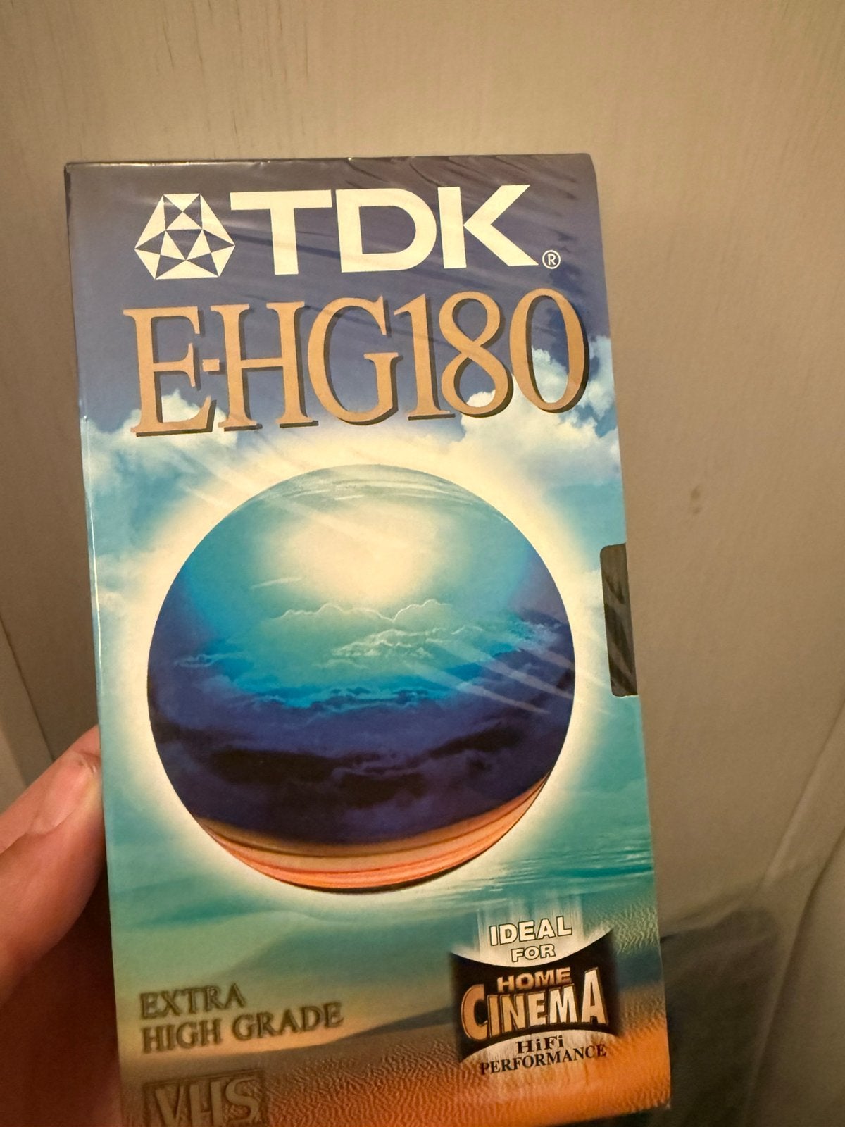 Nieuwe TDK EHG180 VHS videoband – sealed – 180 min – retro, Ophalen of Verzenden, Zo goed als nieuw, Videoband