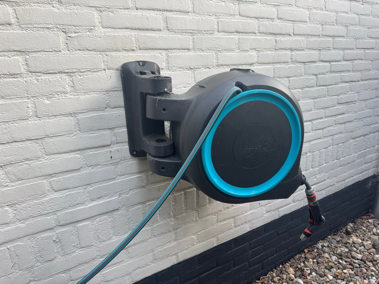 Gardena Wandslangbox 35m - Automatische oprolfunctie, Tuin en Terras, Ophalen, Gebruikt, Tuinslanghaspel