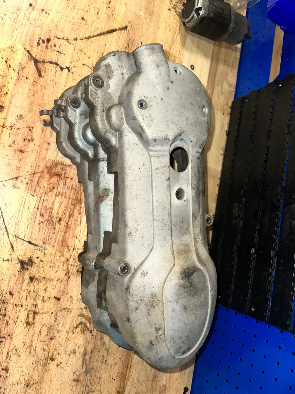 piaggo/ gilera coffer carterkap 125/180, Ophalen of Verzenden, Zo goed als nieuw, Blok, Piaggio
