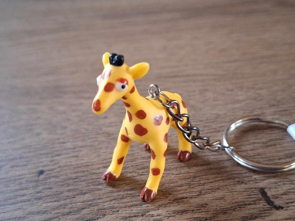 Sleutelhanger : Giraffe !! 2, Info@keycharms.nl, Dier of Natuur, Nieuw, Medemblik