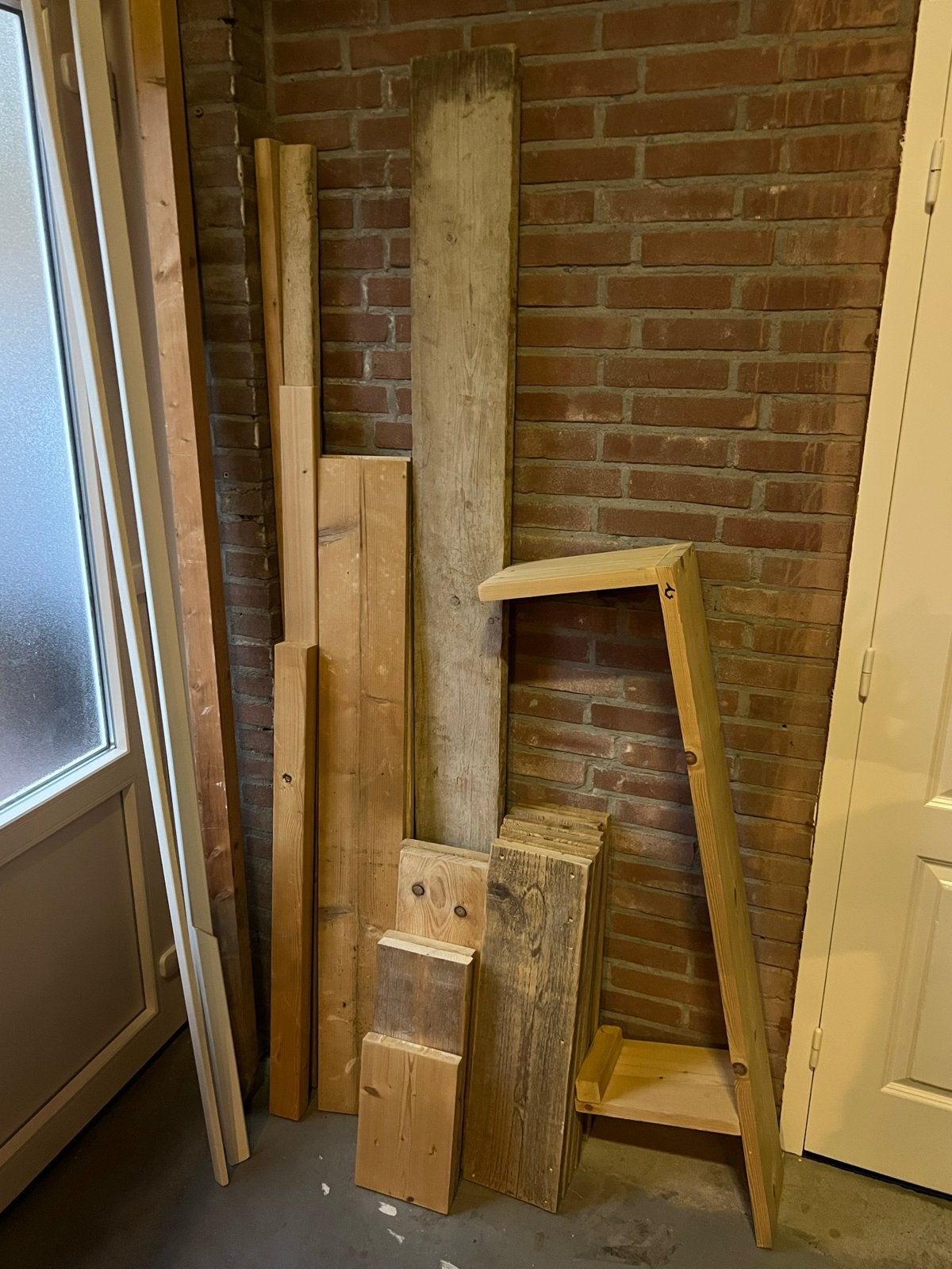 Steigerhouten planken - diverse lengtes, Gebruikt, Ophalen of Verzenden, Plank, Steigerhout