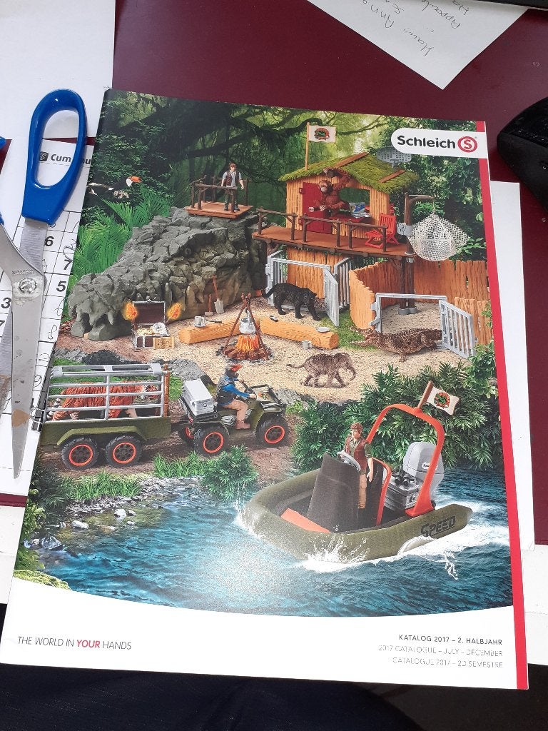 Schleich handelaarscatalogus 2017.2 A4-formaat, Verzenden, Zo goed als nieuw, Overige soorten, Beeldje of Figuurtje