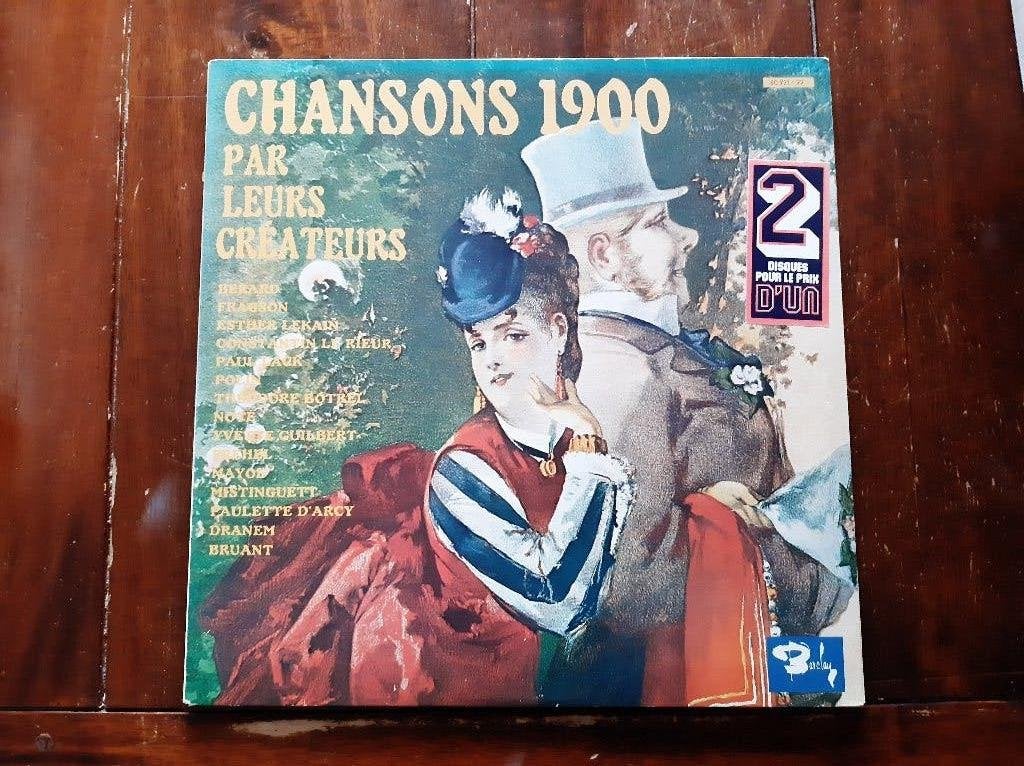 Dubbellp Chansons 1900 / Various artists, Cd's en Dvd's, Vinyl | Verzamelalbums, Inclusief binnenhoes, Gebruikt, Ophalen of Verzenden
