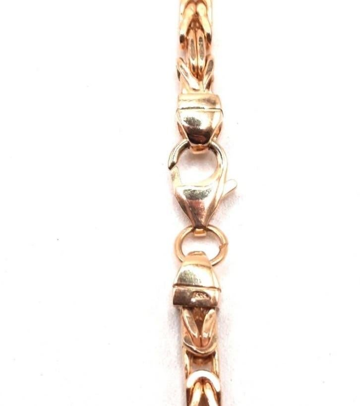 gouden Koningsketting 14kt, Www.bredajuwelier.nl, Nieuw, Ophalen of Verzenden, Www.bredajuwelier.nl