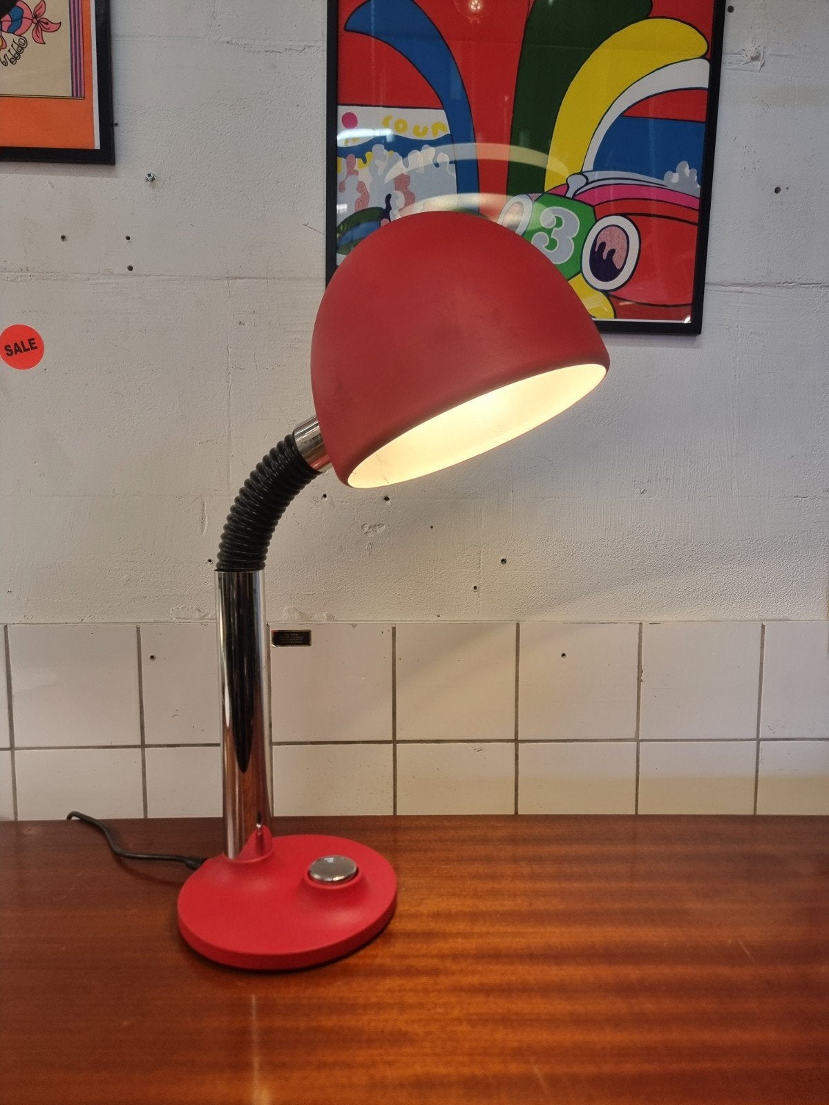 vintage bureaulamp Egon Hillebrand jaren 70