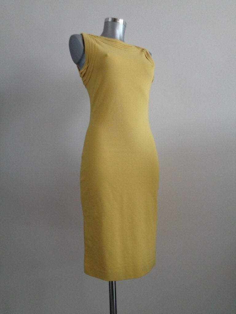 Diane von Furstenberg originele jurk, US8 (36/38), Kleding | Dames, Geel, Ophalen of Verzenden, Zo goed als nieuw, Maat 36 (S)