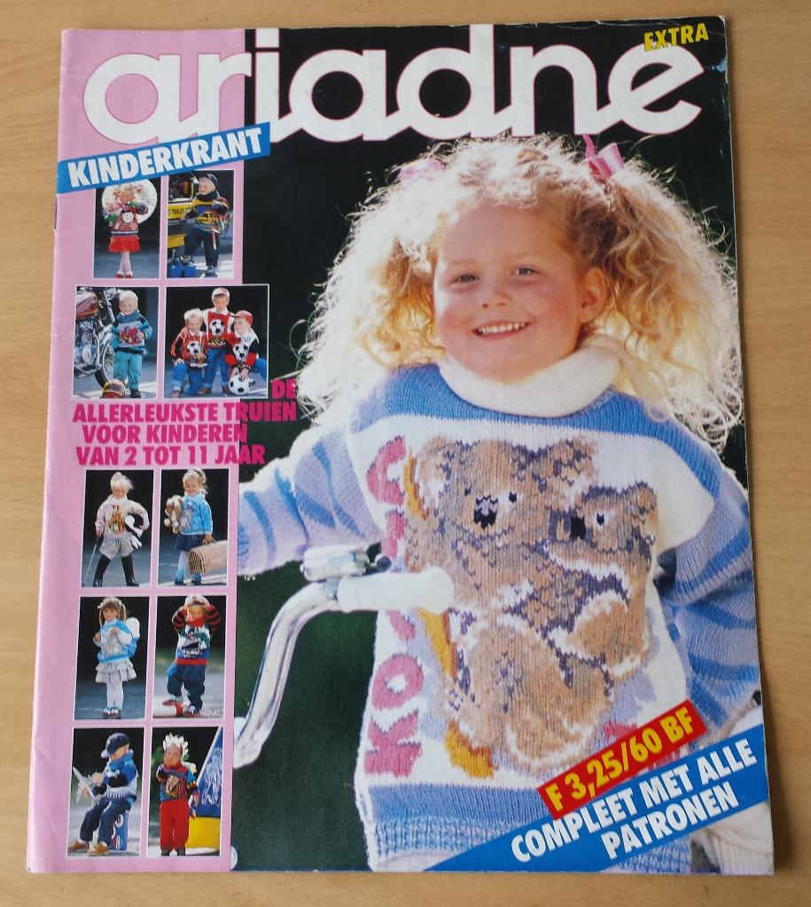 Breien - Ariadne Kinderkrant nr.4 - 1988, Gebruikt, Ophalen of Verzenden, Breien, Ariadne