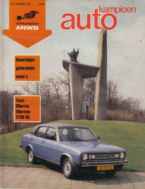 Autokampioen 19 1979 : Morris Marina 1700 HL, Ophalen of Verzenden, Gelezen, Algemeen