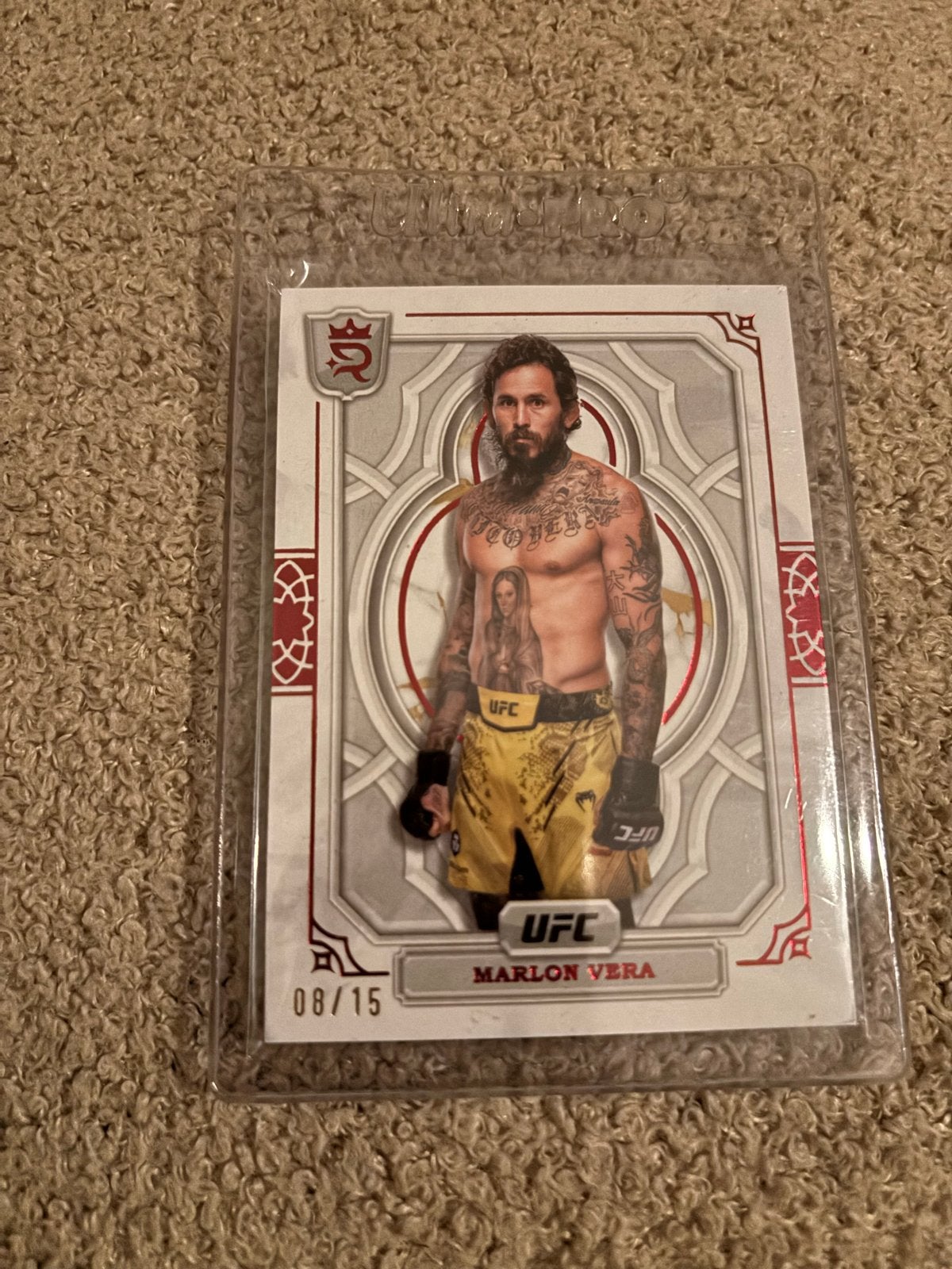 UFC Marlon Vera Speelkaart - Gelimiteerde Editie 08/15, Ophalen of Verzenden, Zo goed als nieuw, Speelkaart(en)