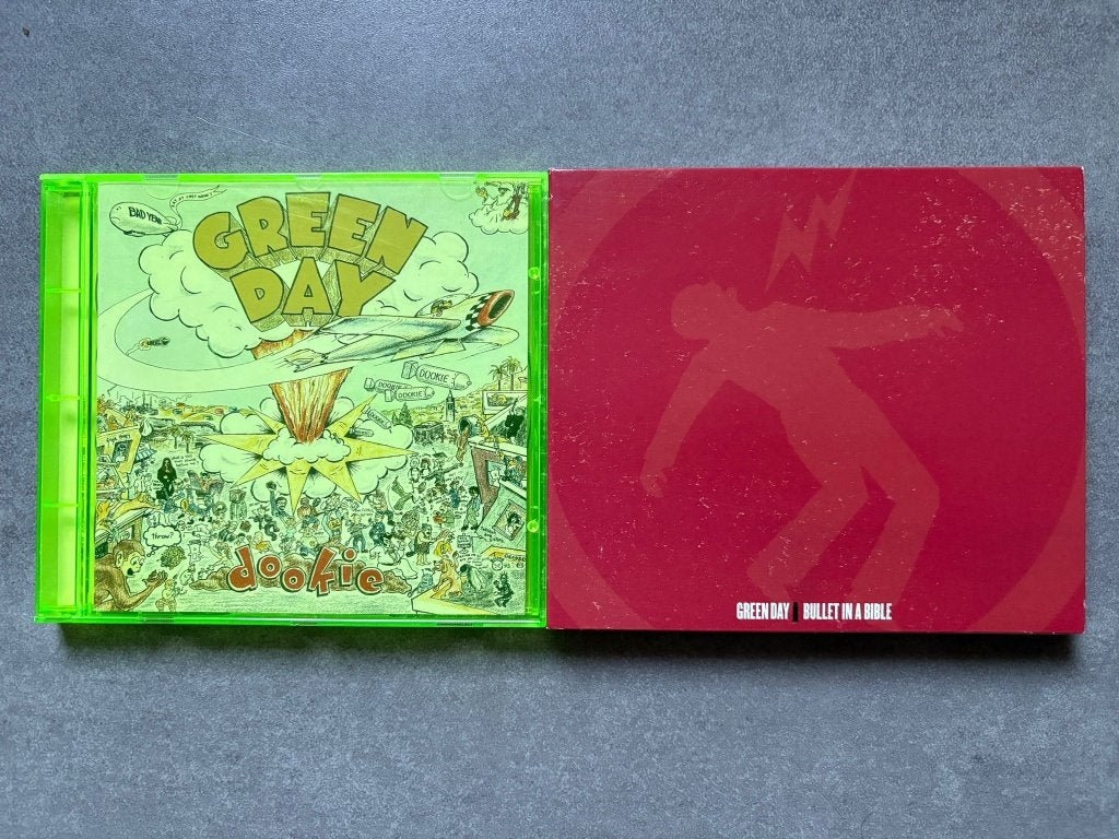 Green Day 2x- Dookie & Bullet In A Bible Digipack,leuke cd's, Ophalen of Verzenden, Zo goed als nieuw, Poprock