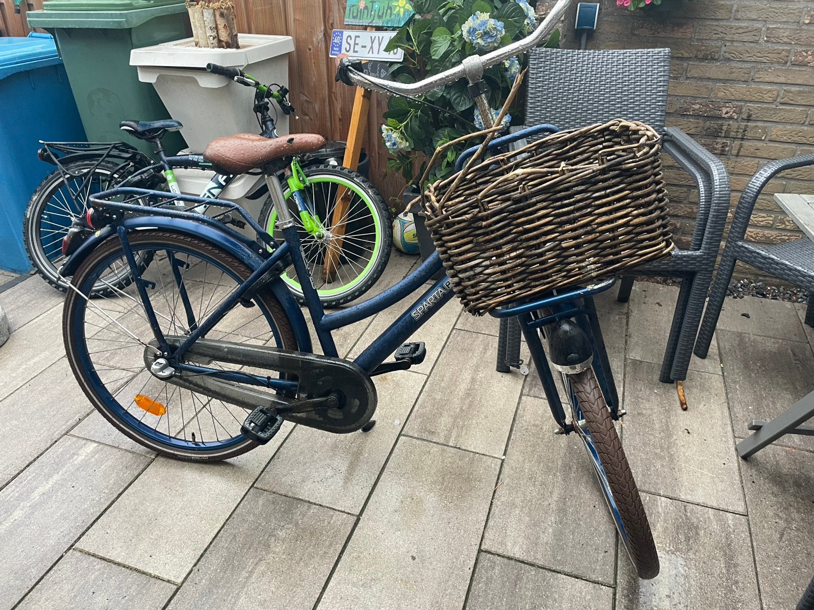 Alpina blauw paarse fiets 26 inch, Minder dan 47 cm, Ophalen, Zo goed als nieuw