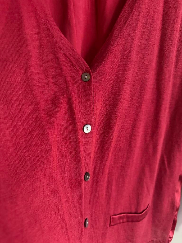Sissy Boy zijden vestje maat L, Ophalen of Verzenden, Gedragen, Maat 42/44 (L), Rood