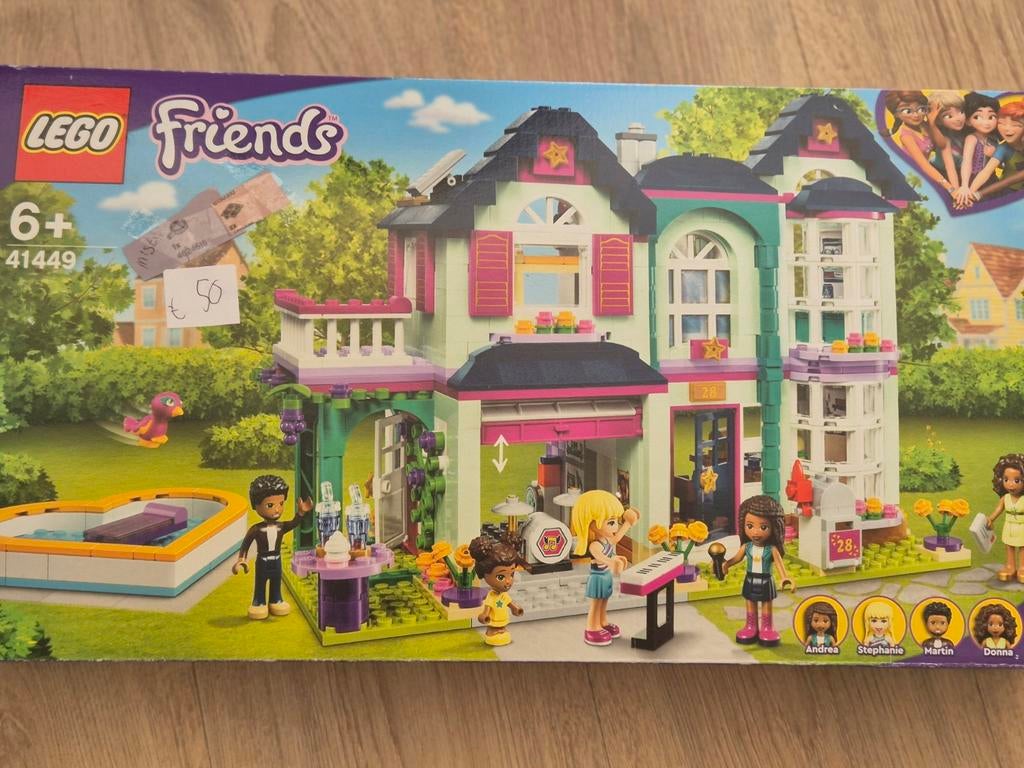 LEGO Friends Andrea's Familiehuis - 41449, Kinderen en Baby's, Speelgoed | Duplo en Lego, Ophalen of Verzenden, Zo goed als nieuw