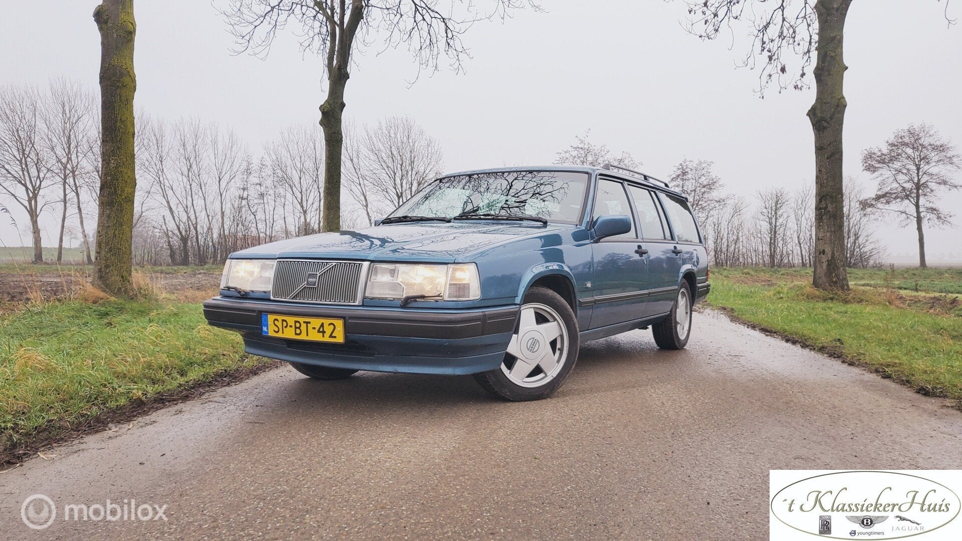 Volvo 940 2.3i turbo lpg3, Auto's, Volvo, Euro 2, Blauw, 1476 kg, Handgeschakeld