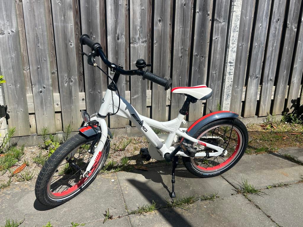 Mercedes-Benz AMG kinderfiets 16 inch, Ophalen, Zo goed als nieuw, Velgrem, 16 tot 20 inch