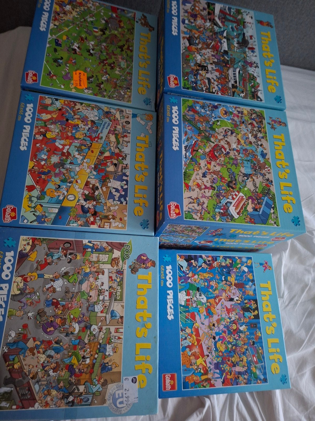 thats life puzzels, Hobby en Vrije tijd, Ophalen, 500 t/m 1500 stukjes, Zo goed als nieuw