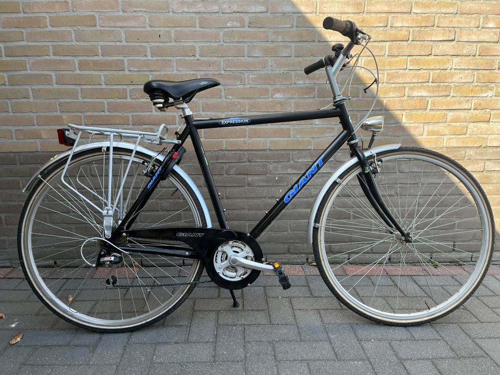 Giant Town expression herenfiets mt 57, Ophalen, Gebruikt, Velgrem, Versnellingen