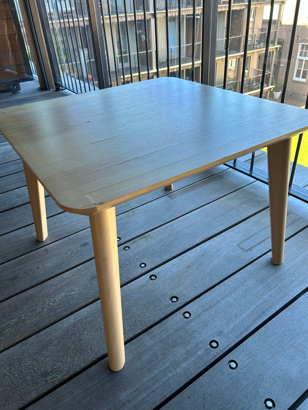 IKEA Lisabo bijzettafel 70x70x50 cm, Huis en Inrichting, Tafels | Salontafels, Ophalen, 50 – 75, Gebruikt, 50 tot 100 cm