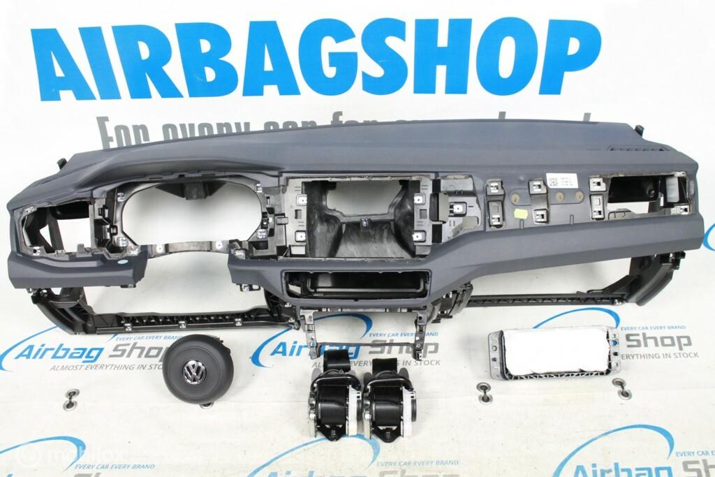 Airbag set Dashboard blauw Volkswagen Polo GTI (2018-heden), Gebruikt, Ophalen of Verzenden