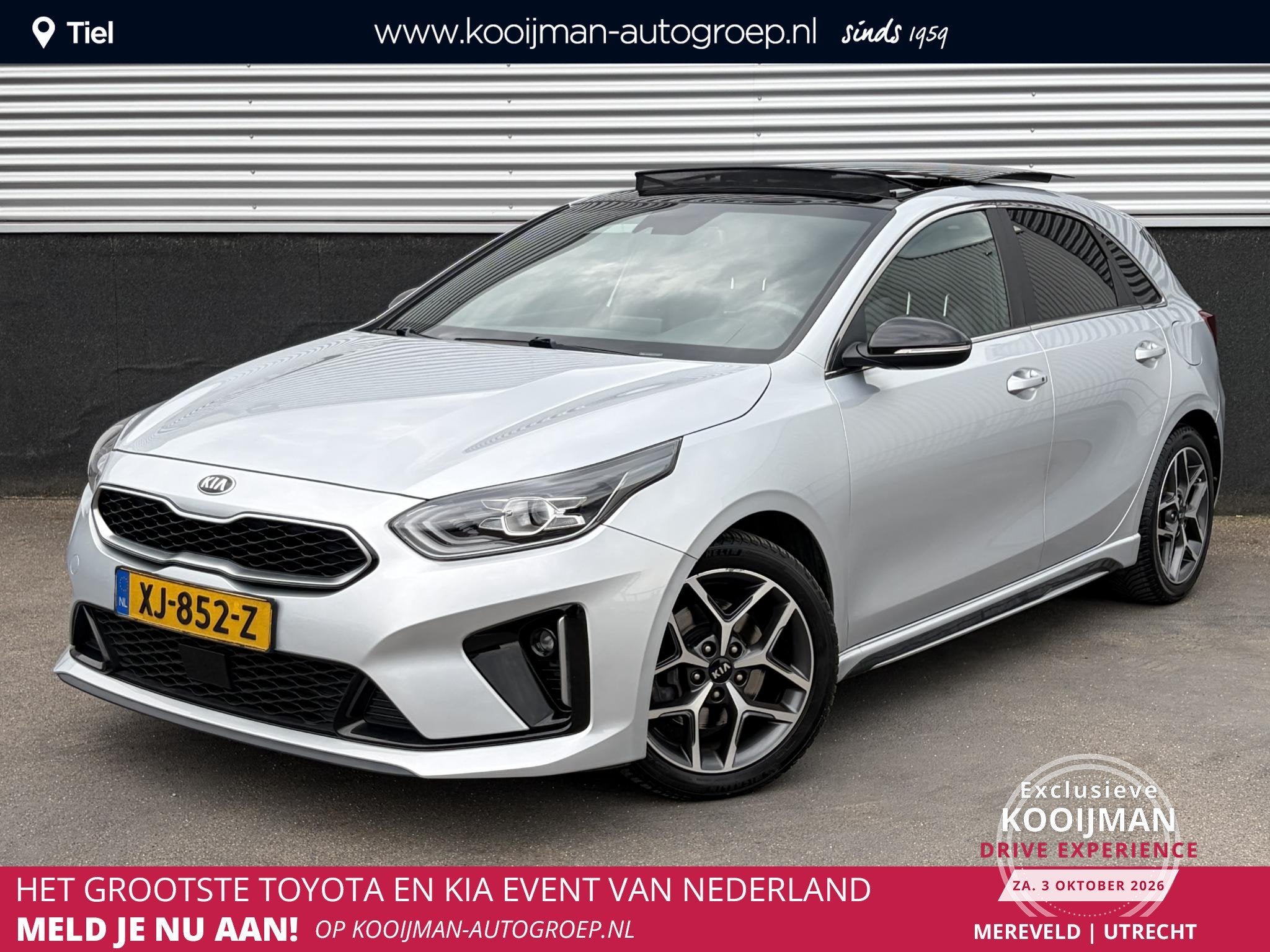Kia Ceed 1.0 T-GDi GT-Line Schuif/kanteldak, Trekhaak, Stoel