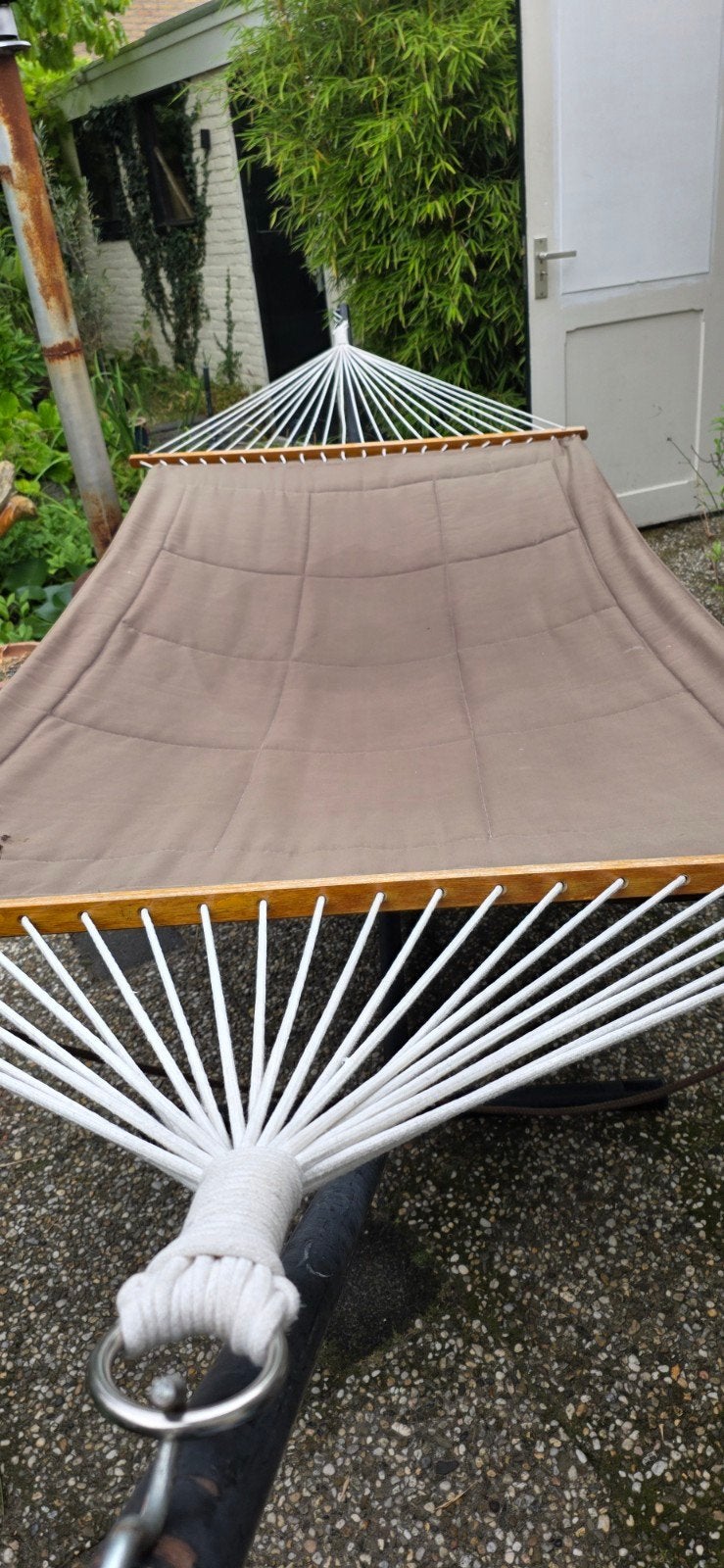 Comfortabele hangmat met standaard - Gebruikt, Ophalen, Gebruikt, Met standaard, Eenpersoons