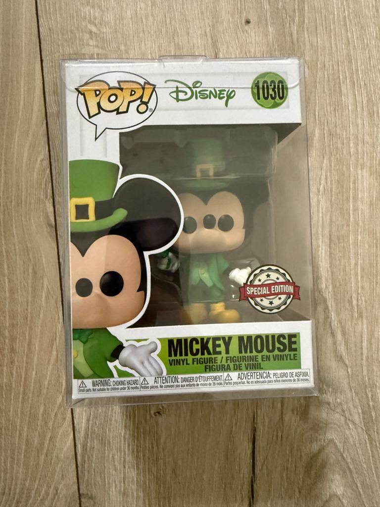 Funko Pop! Disney Mickey Mouse #1030 St. Patrick’s day, Ophalen of Verzenden, Nieuw