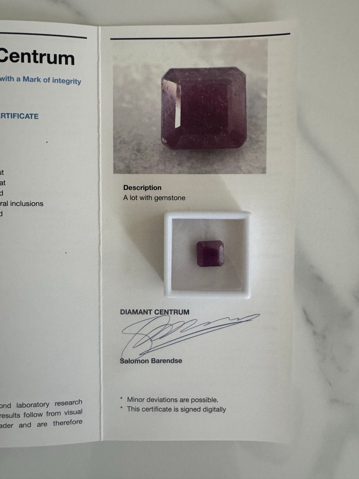 Natuurlijke Diamanten, Ophalen of Verzenden, Nieuw