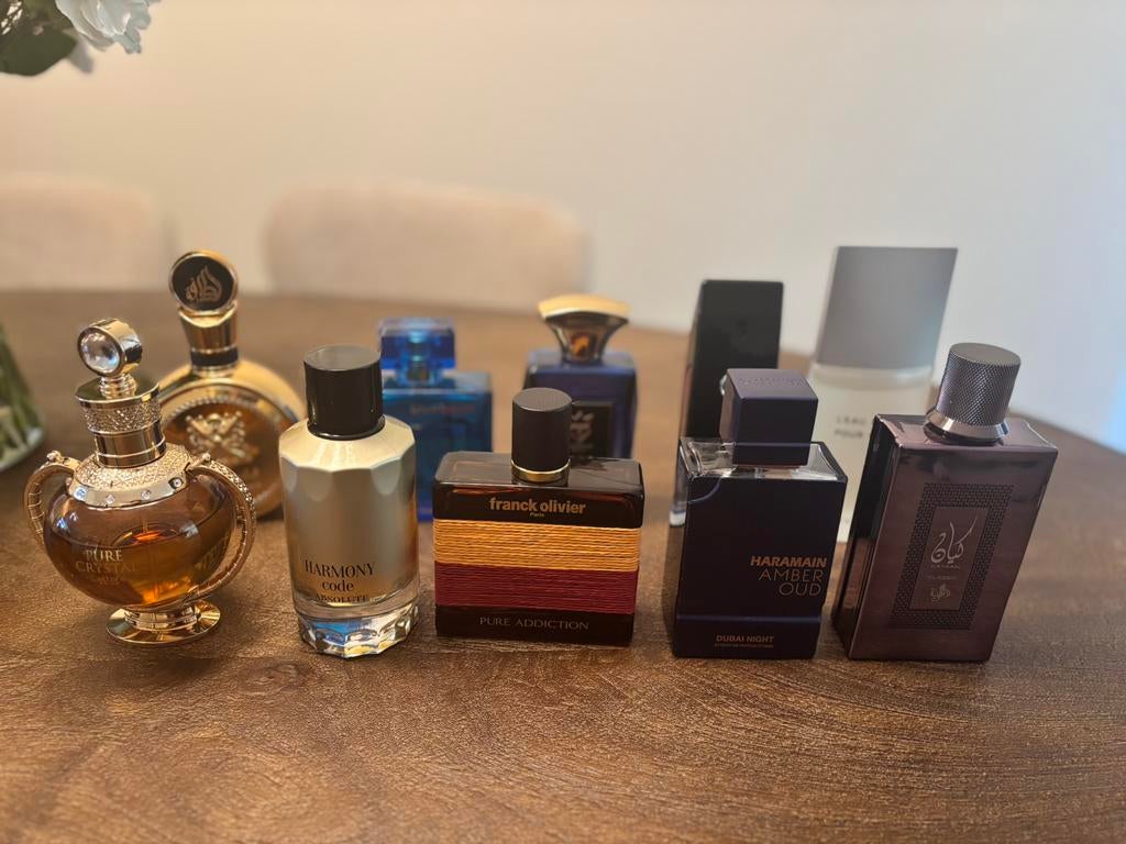 Parfum collectie te koop (WEG=WEG), Ophalen of Verzenden, Zo goed als nieuw, Parfumfles