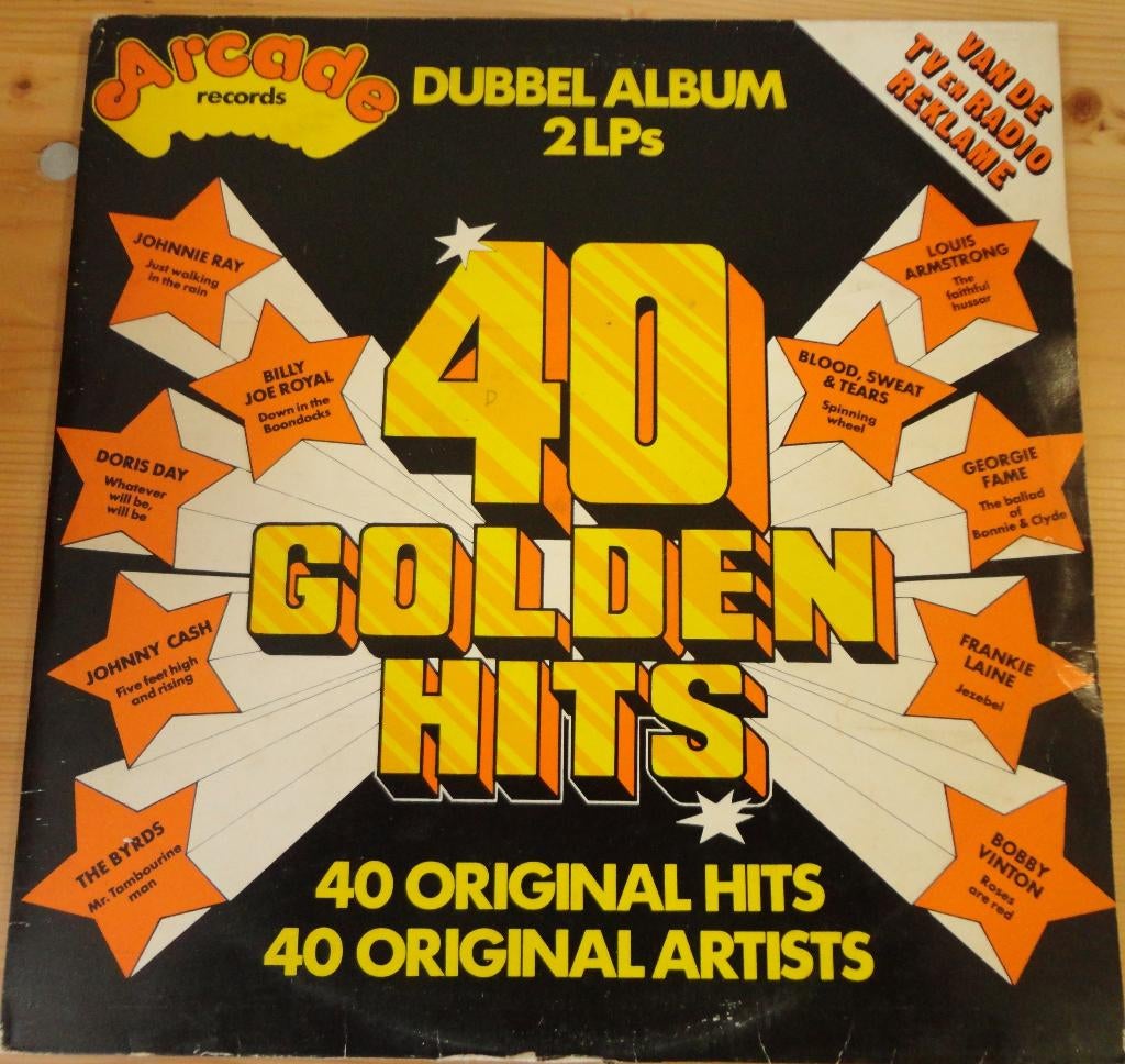 40 Golden Hits (2-LP's ), Ophalen of Verzenden, Gebruikt, 12 inch