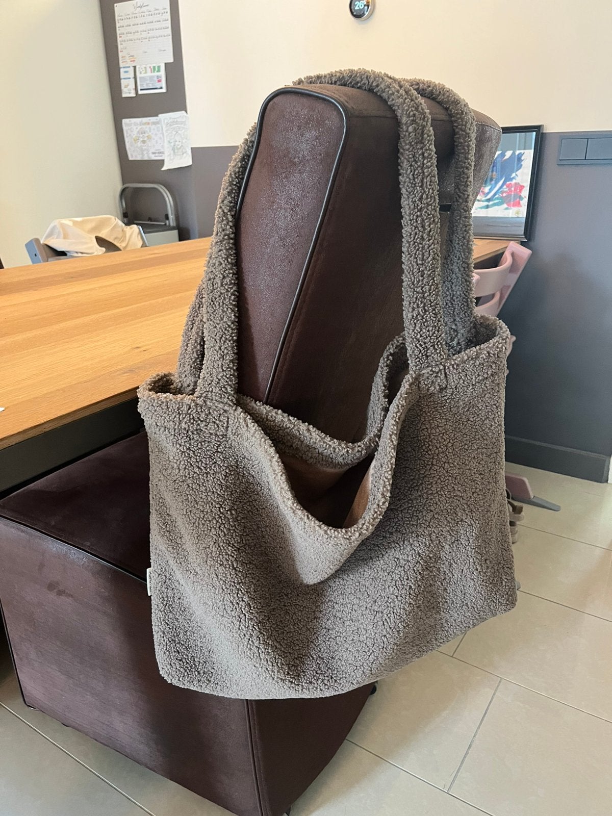 Bruine Teddy Mom Bag – Studio Noos, Kinderen en Baby's, Luiertassen, Ophalen, Gebruikt