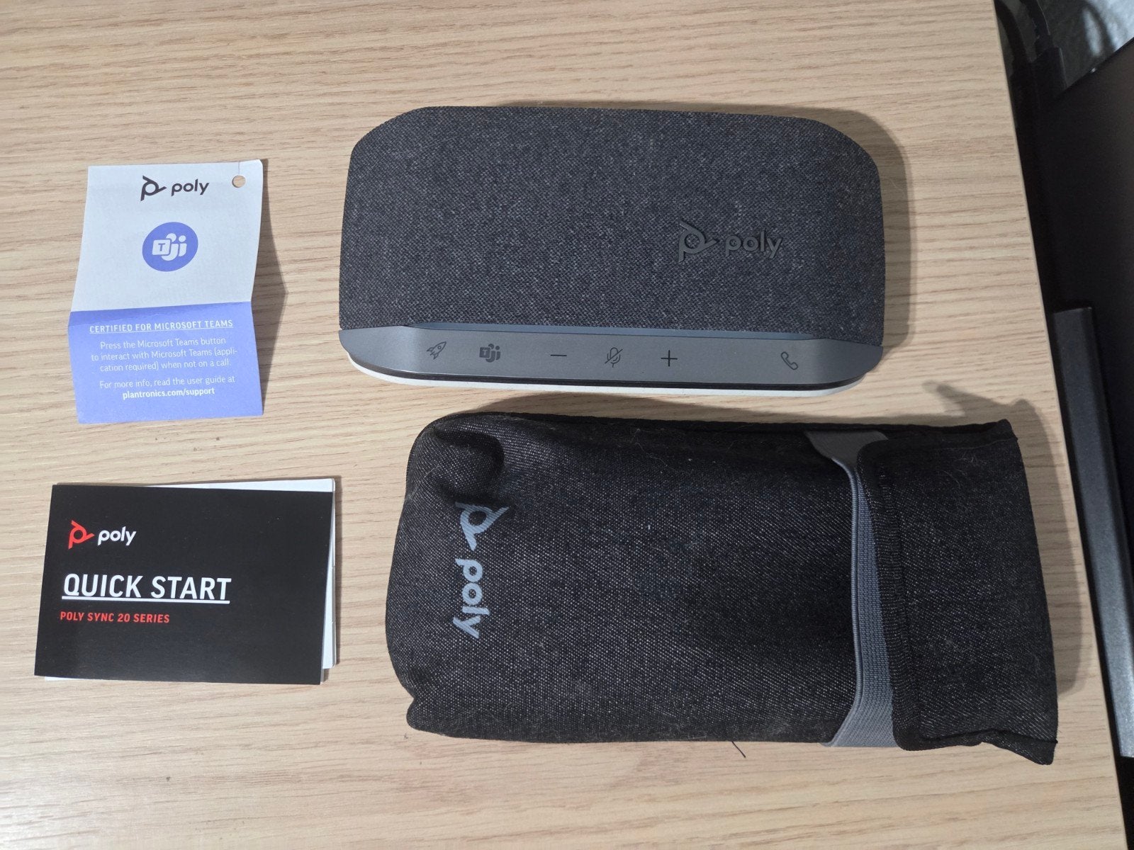 Poly Sync 20 Smart Speakerphone - Teams-gecertif, Audio, Tv en Foto, Luidsprekers, Overige merken, Inclusief kabels, Ophalen of Verzenden