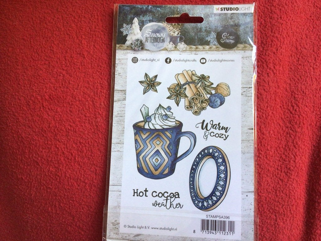 Studio light snoywy afternoon stempel, Hobby en Vrije tijd, Stempelen, Ophalen of Verzenden, Nieuw, Clearstamp