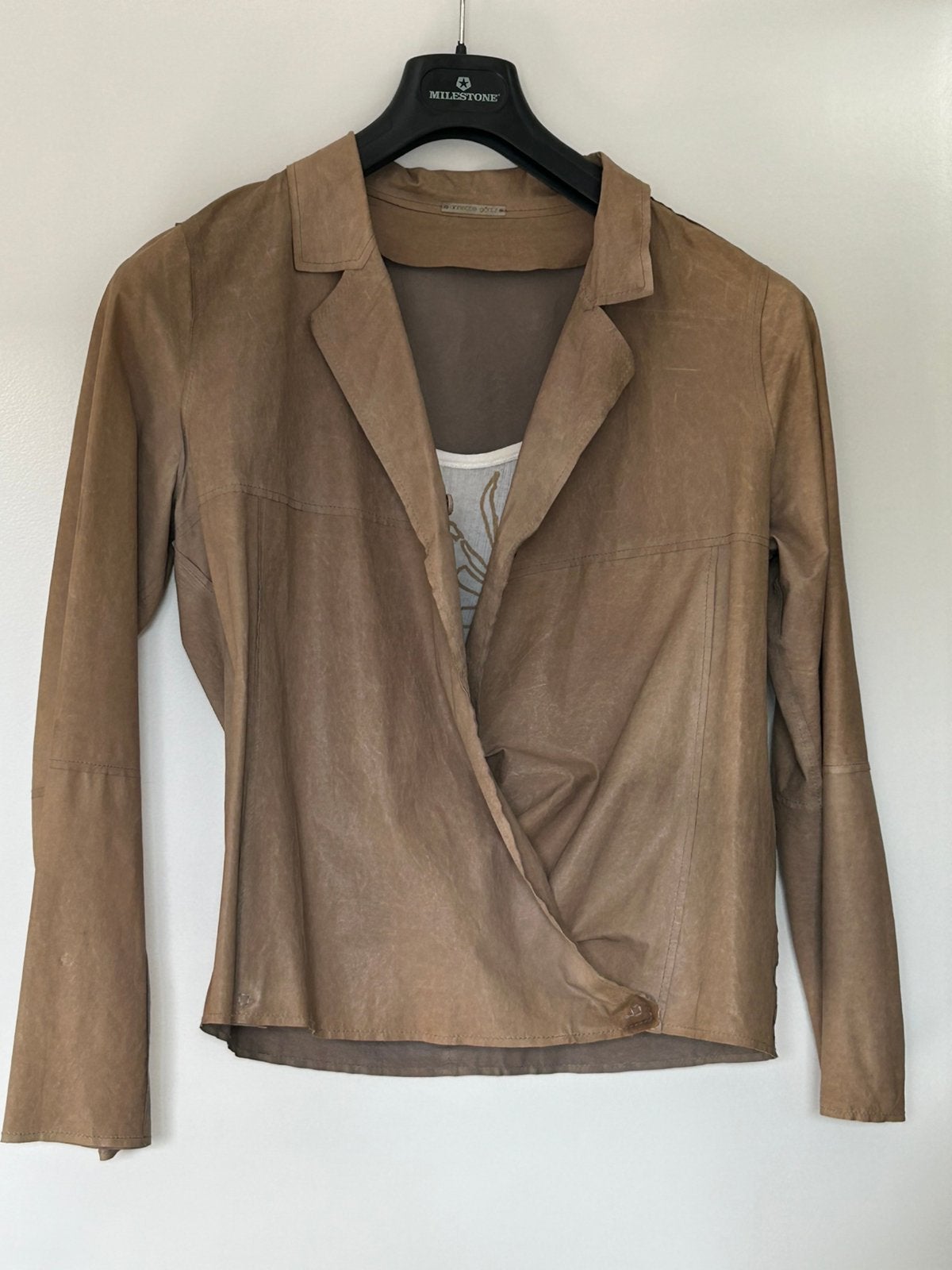 Annette Görtz lamsleren blouson vibi maat 38 nieuwstaat, Kleding | Dames, Ophalen of Verzenden, Nieuw, Maat 38/40 (M), Bruin