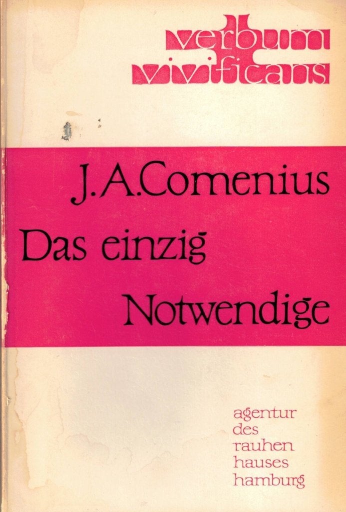 Das einzig Notwendige. Unum Amos Comenius, Boeken, Ophalen of Verzenden, Gelezen, J.A. Comenius