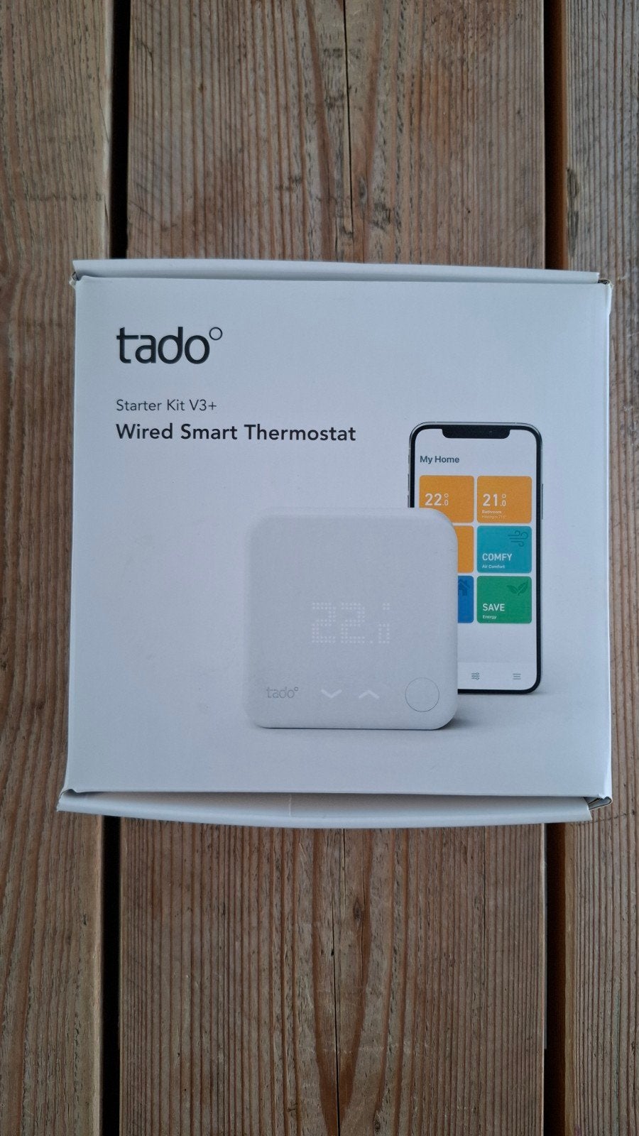 Tado Starter Kit V3+ Bedrade Slimme Thermostaat, Ophalen of Verzenden, Slimme thermostaat, Zo goed als nieuw