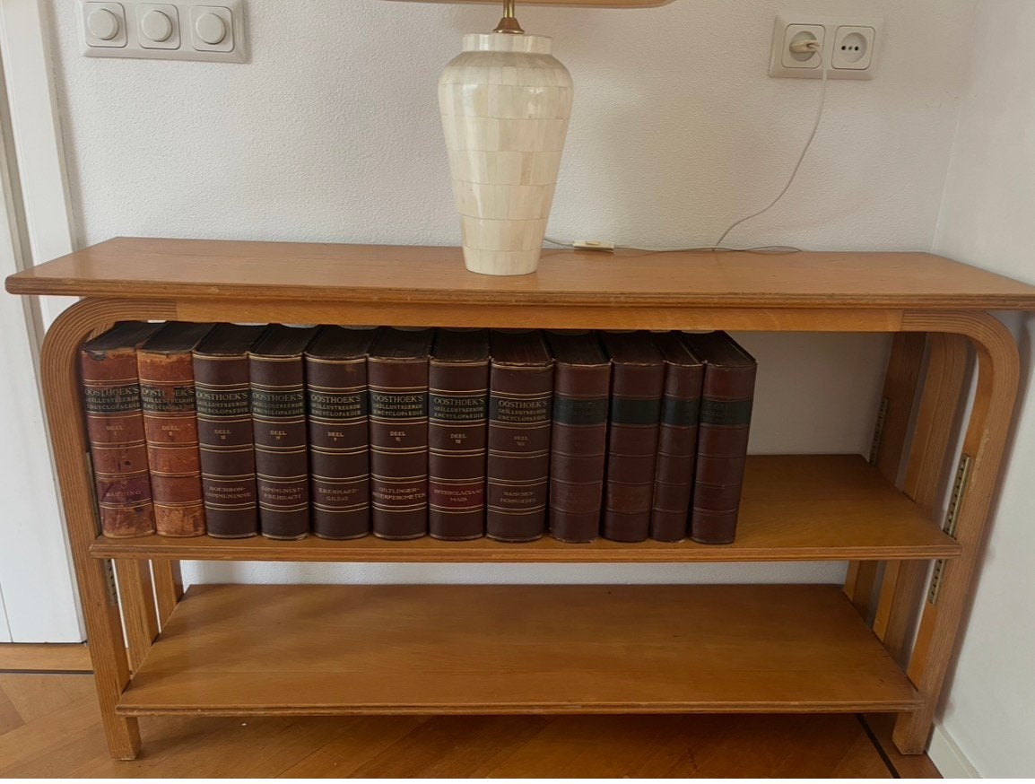 Zeldzame Designkastje uit 1957 • Prachtig Gebogen Berken, Ophalen