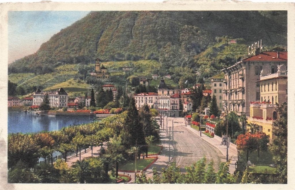 702-452-003 Lugano-Paradiso Quai, Verzenden, Voor 1920, Overig Europa