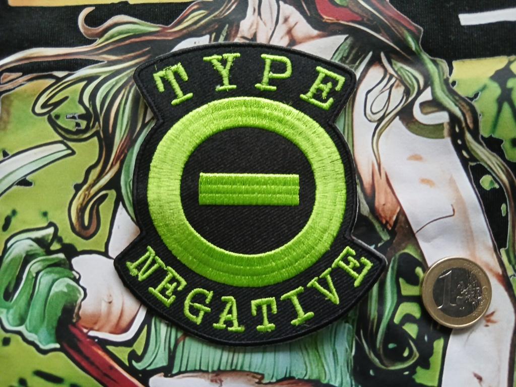 Type O Negative leuke shaped patch 9 x 10 cm t255, Verzenden, Nieuw, Kleding
