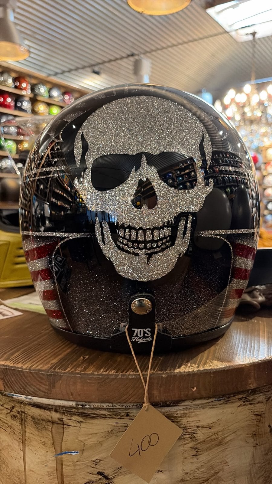 Exclusieve Cafe Racer/Harley Davidson Helm - Verheul Leather, Overige merken, Heren, Jethelm, Ophalen of Verzenden