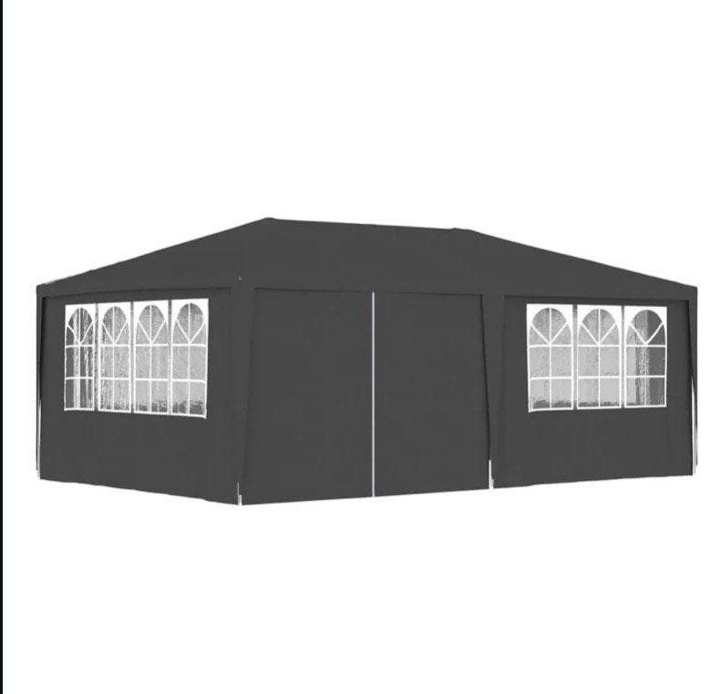 Partytent 6x4m Antraciet - Ideaal voor Feesten en Evenemente, Partytent, Nieuw, 4 tot 6 meter, 5 tot 8 meter