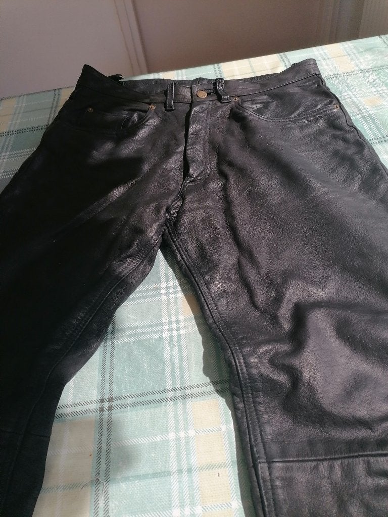 motorkleding / lederen broek, Ophalen, Tweedehands, Broek | leer