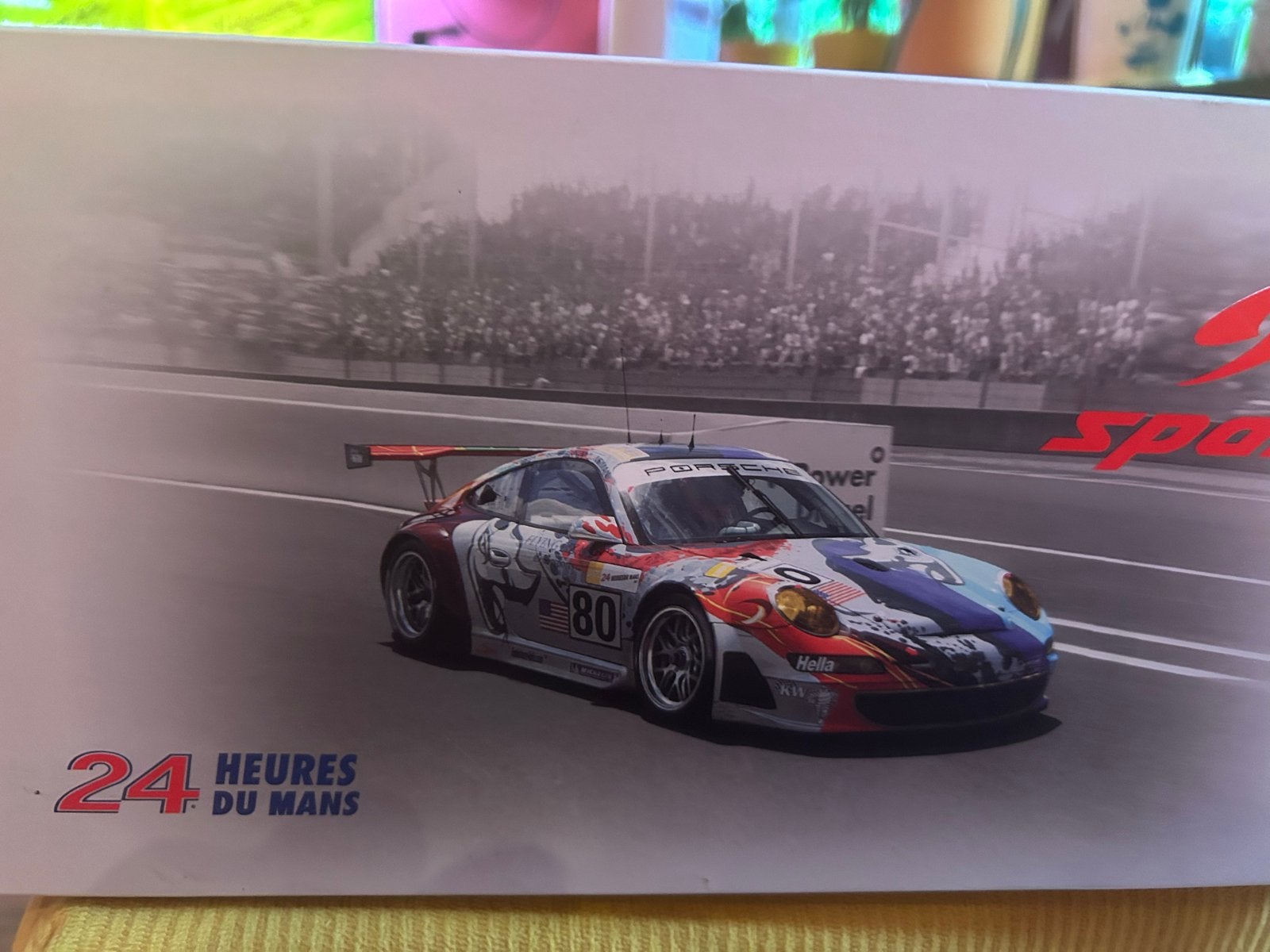 Spark Porsche 997 GT3 RSR Le Mans 2007, Ophalen of Verzenden, Zo goed als nieuw, Auto, Overige merken